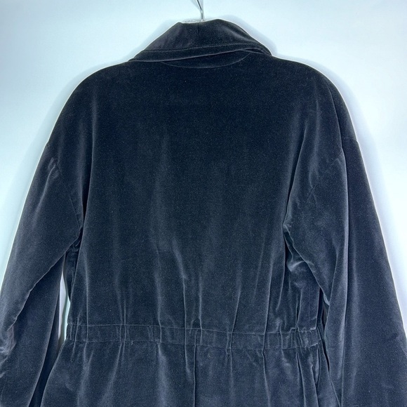 Vintage Glen Of Michigan Black Velvet Blazer Jacket 70s Large - Picture 7 of 14